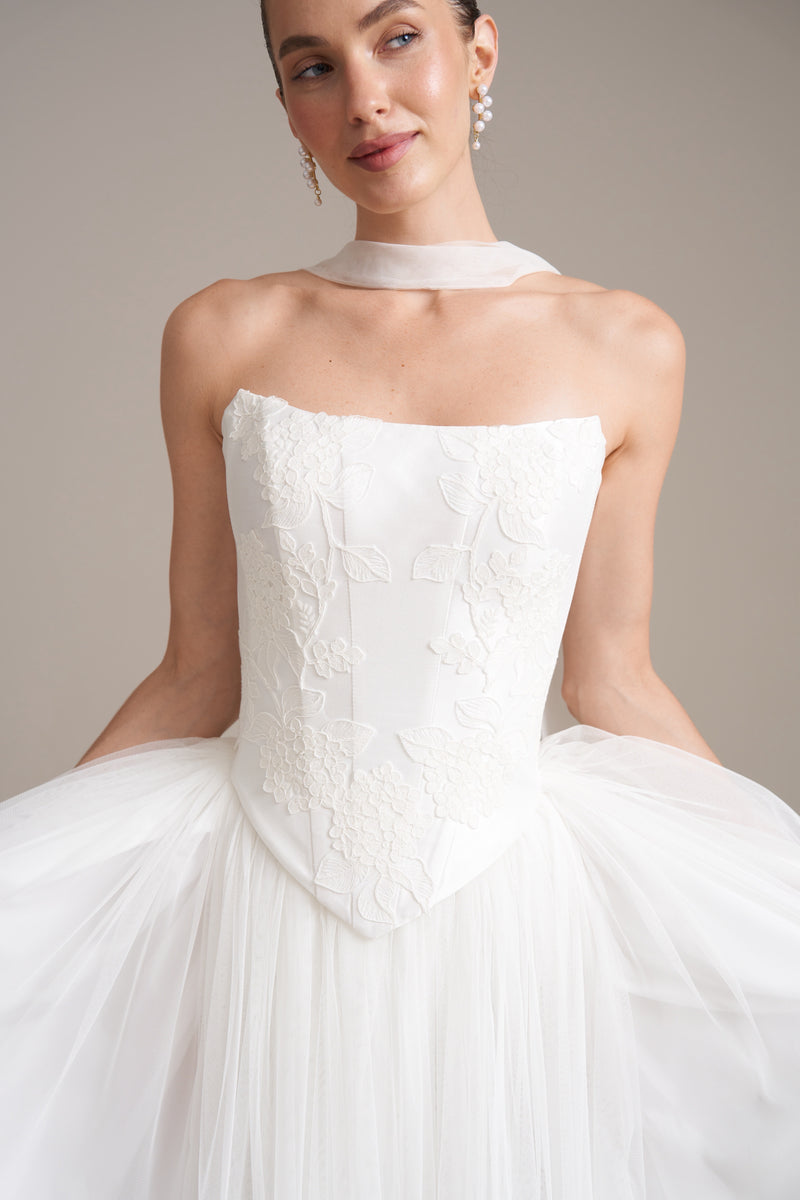 Wedding Corset, Bridal Separates, Gortenza Corset Off-White / 14 Wedding Corset, Bridal Separates, Gortenza Corset Off-White / 14