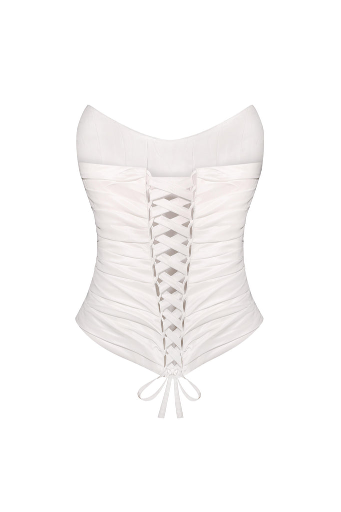Wedding Corset, Basque Waist Bridal Corset, Charlotte Corset