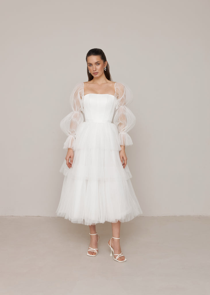 Simple Midi Wedding Dresses - Buy Bridal Midi Dress in USA Simple Midi Wedding Dresses - Buy Bridal Midi Dress in USA