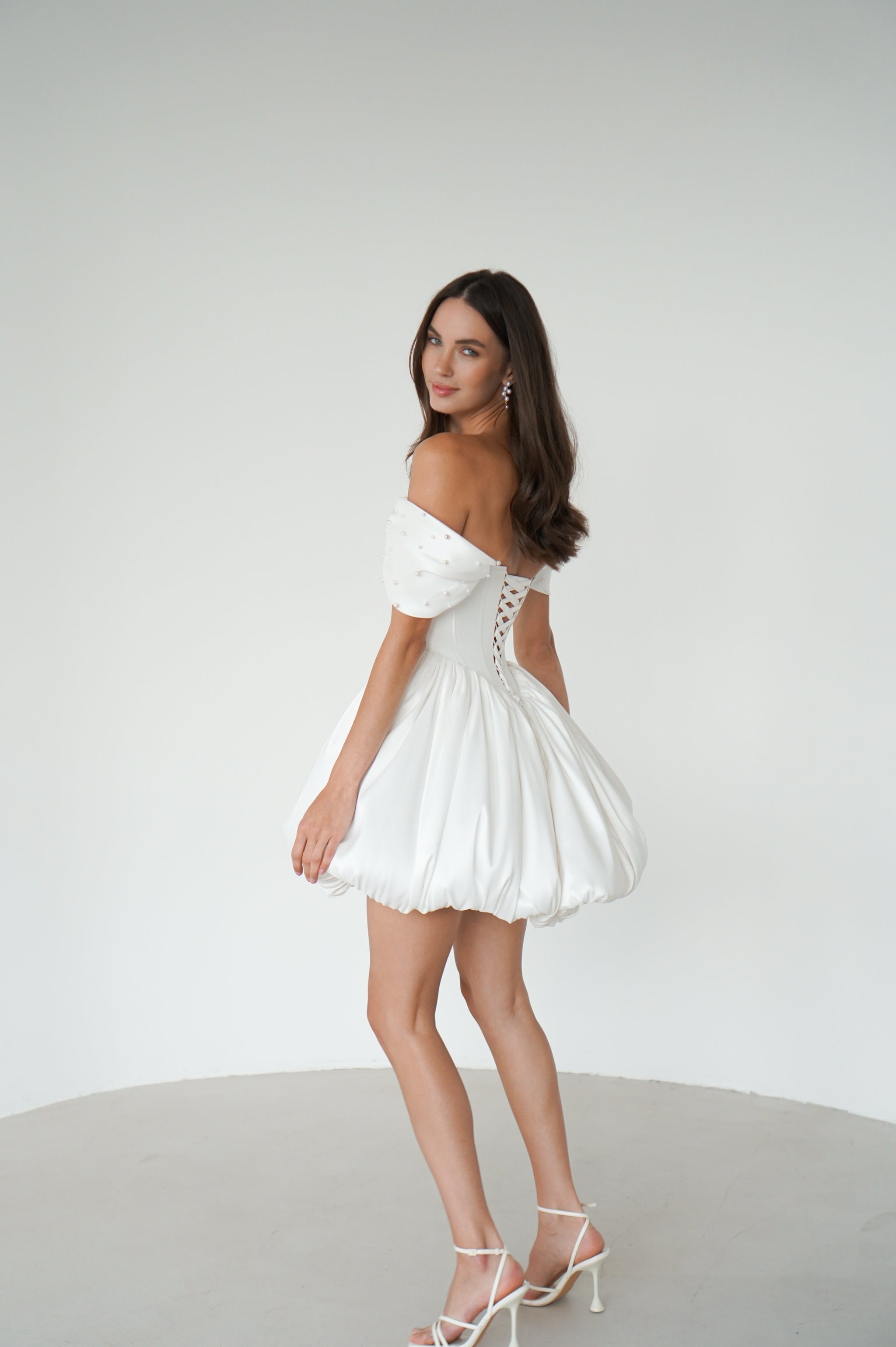 Basque Waist Dress, Short Wedding Dress, Olivia Dress  Have Dress