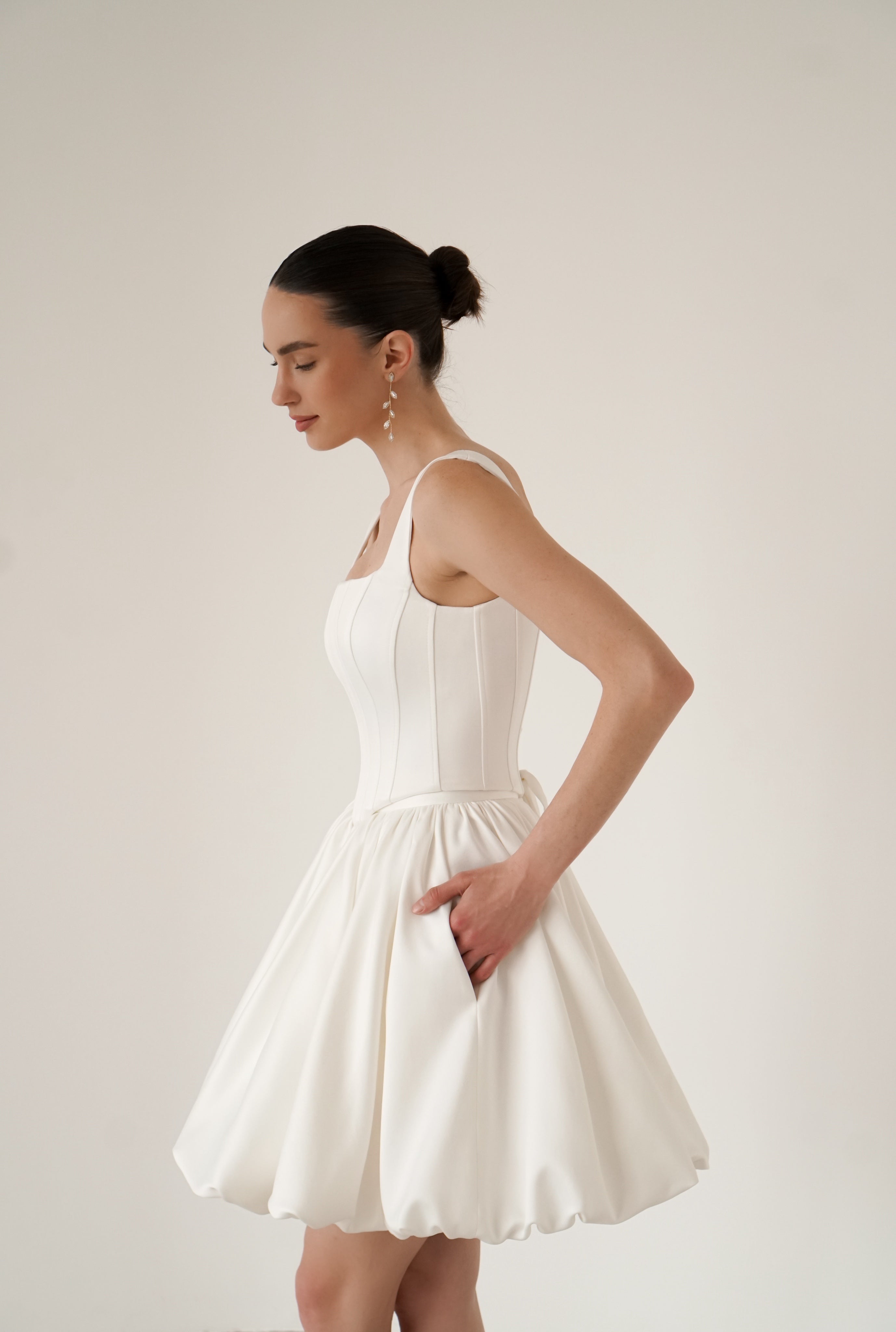 Wedding Short Satin Bubble Skirt, Cecil Skirt – Have Dress