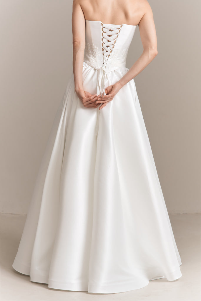white lily mikado Wedding Long Mikado Skirt Lily – Have Dress