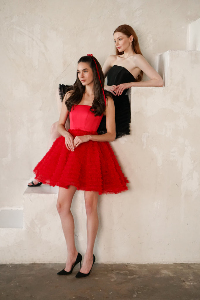 red short prom dresses 2023 Spaghetti Strap Red Short Prom Dress Mini Homecoming Dress,MH465