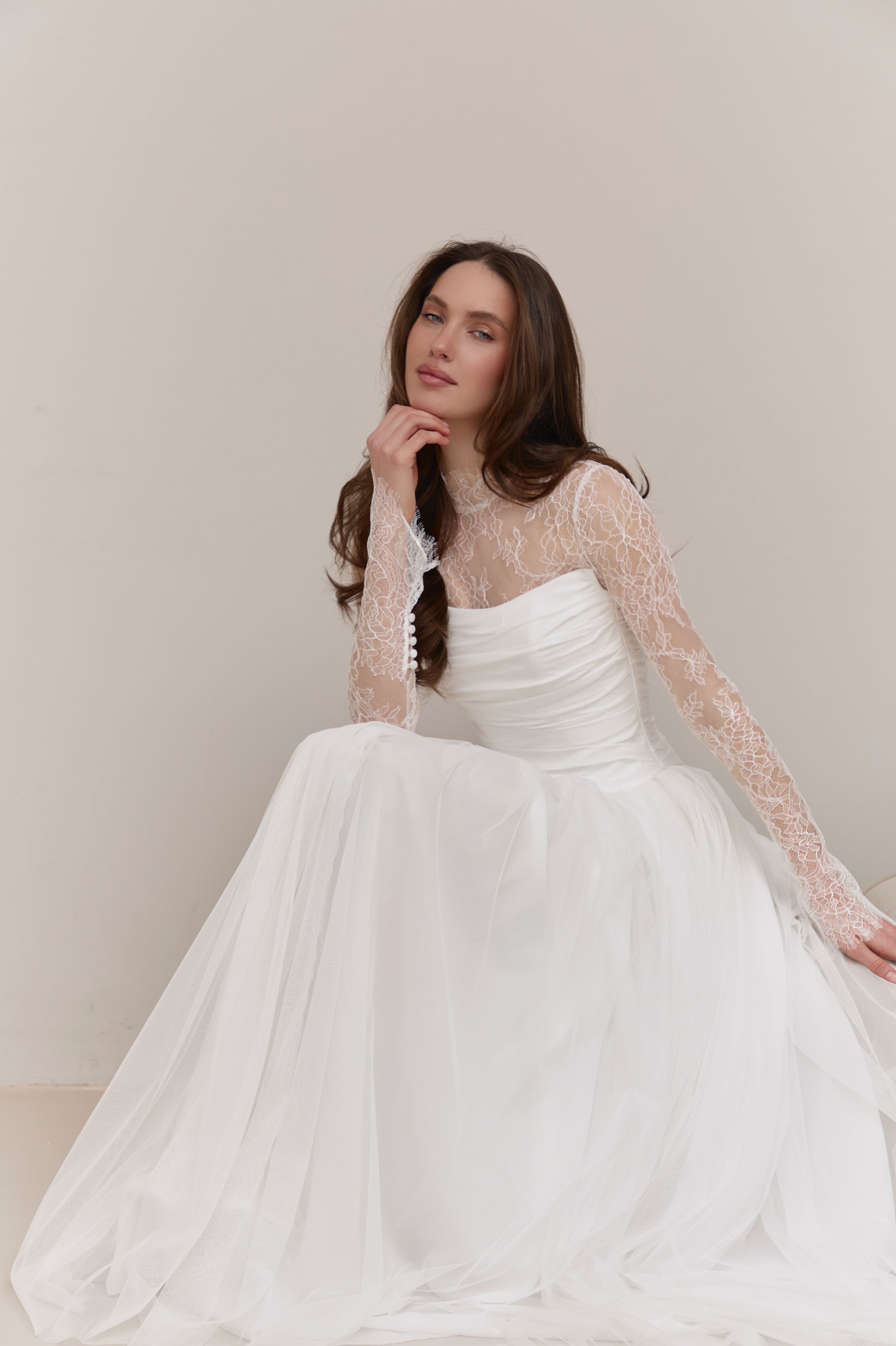 Wedding Lace Bolero, Vera Bolero 2 / Off-white
