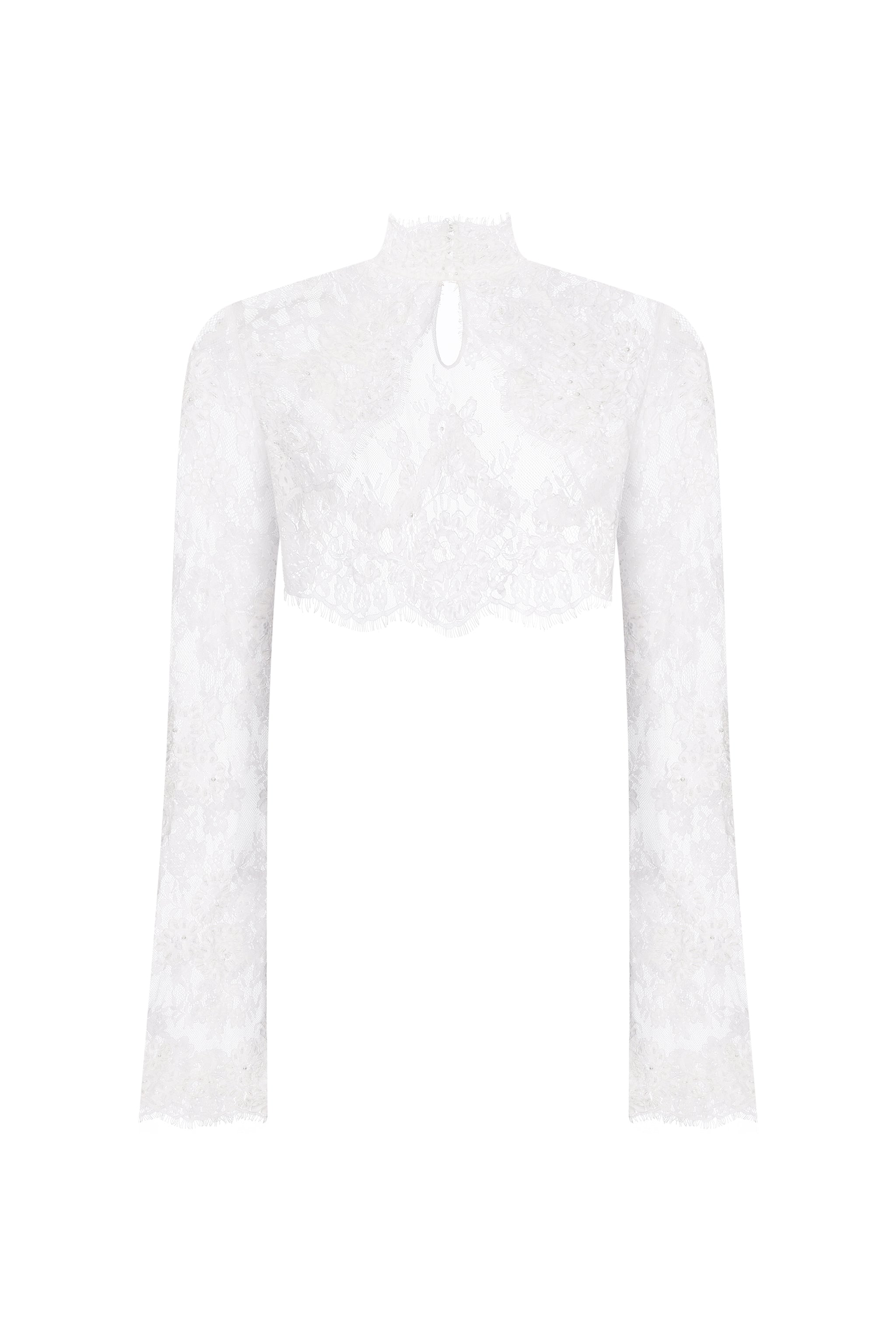 lace micro mini and bolero dress set Wedding Lace Bolero, Clara Bolero Off-white / 22