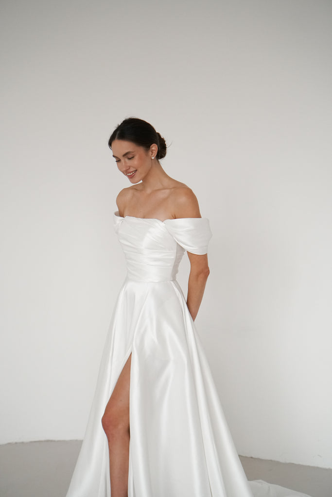 A-Line Wedding Dress, Mikado Bridal Dress, Nora Dress Have Dress A-Line Wedding Dress, Mikado Bridal Dress, Nora Dress Have Dress