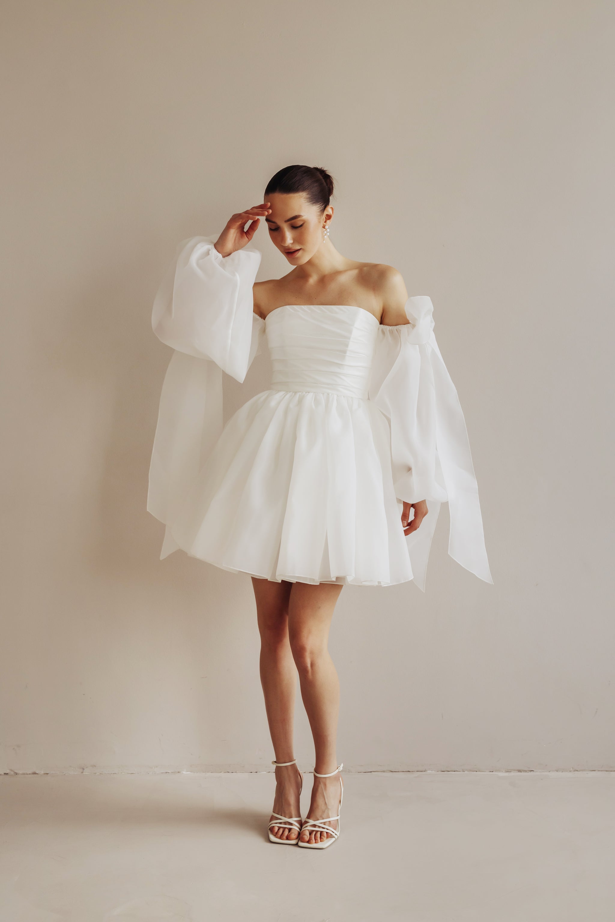 Short Wedding Dress, Long Sleeves Bridal Dress, Debra Dress – Have Dress Short Wedding Dress, Long Sleeves Bridal Dress, Debra Dress – Have Dress