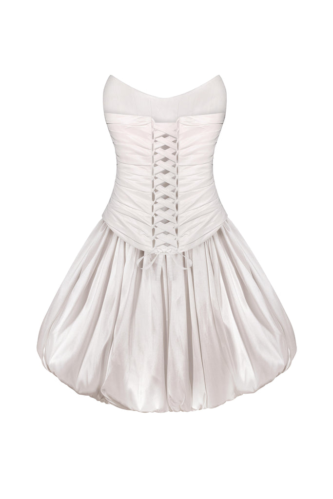 Wedding Corset & Short Taffeta Skirt, Daphne Set