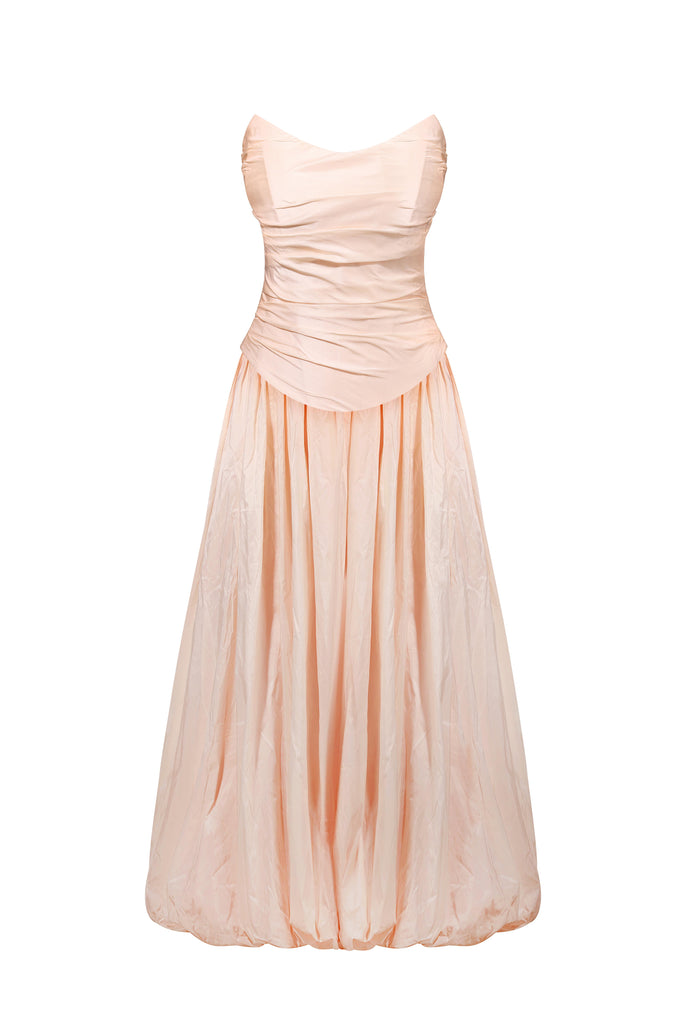 Two-Piece Bridal Dress, Wedding Corset & Short Taffeta Skirt, Daphne Set