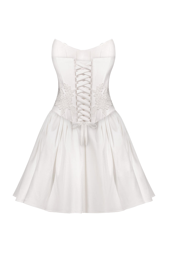 Wedding Corset & Short Skirt, Sabrina Set