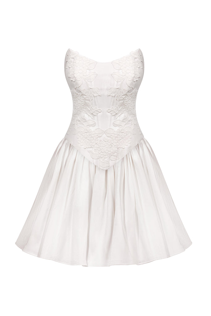 Wedding Corset & Short Skirt, Sabrina Set