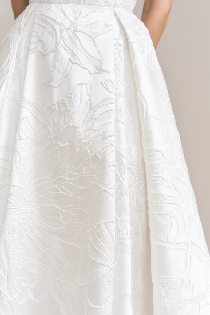 Emily Midi Jacquard Dress