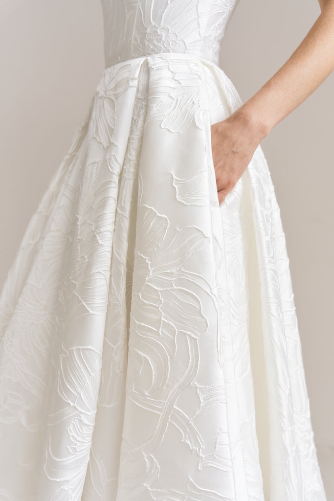 Emily Midi Jacquard Dress