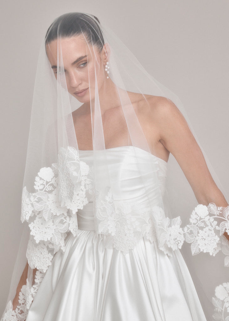 Short Satin Wedding Dress, Aletta Dress