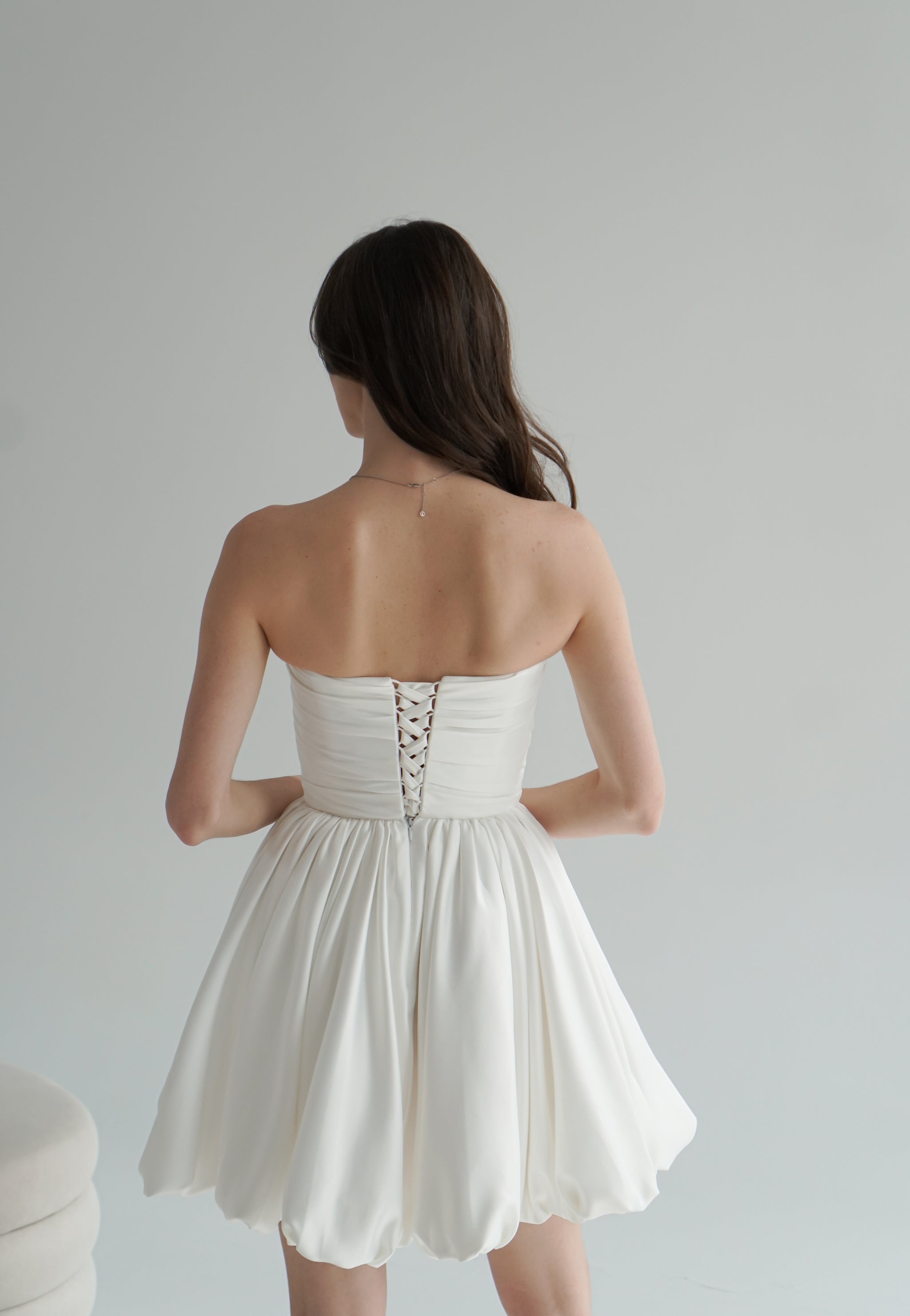 Short Satin Wedding Dress, Aletta Dress – Have Dress