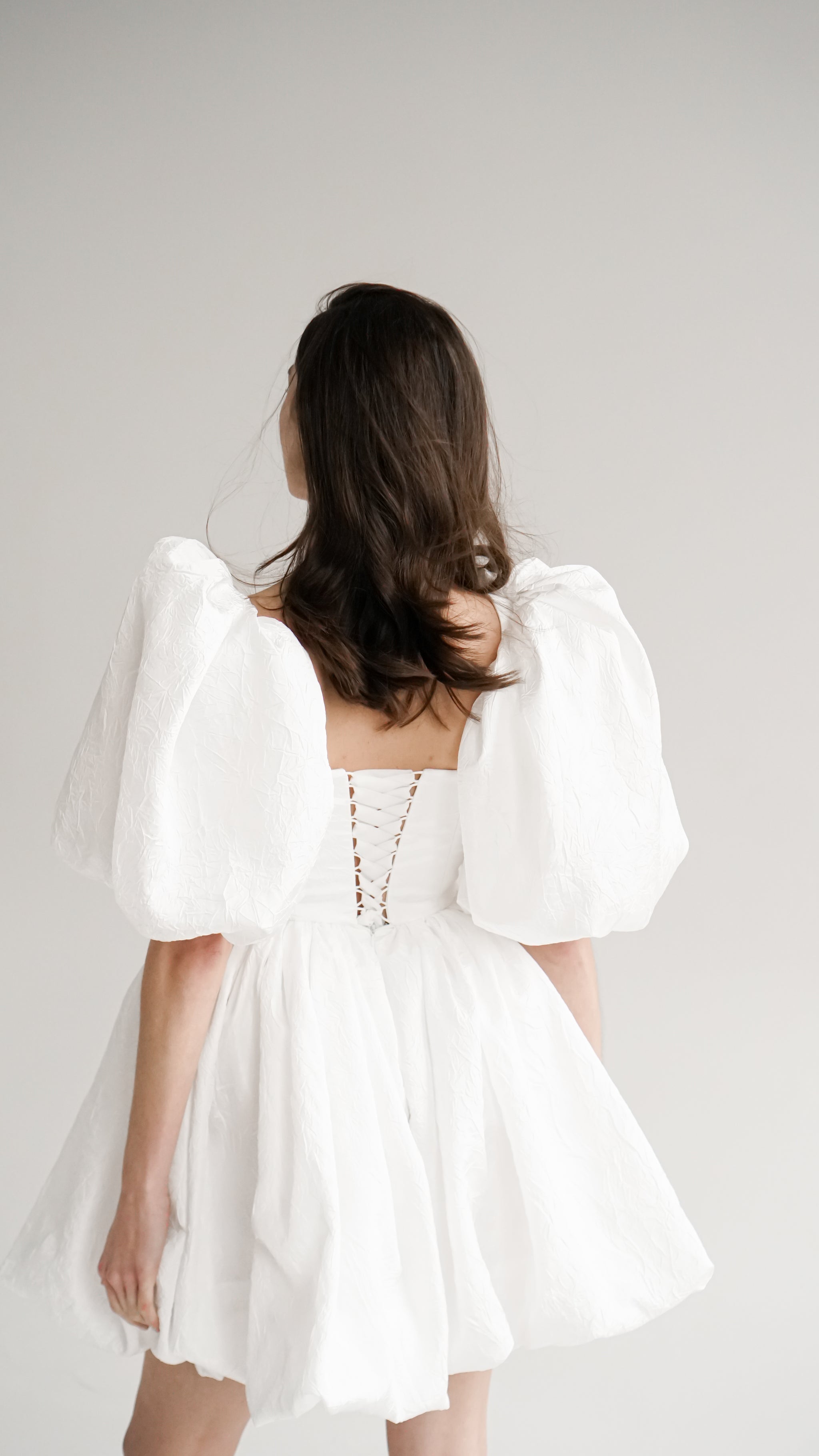 ANDMARY Sandra lace dress ホワイト ワンピース