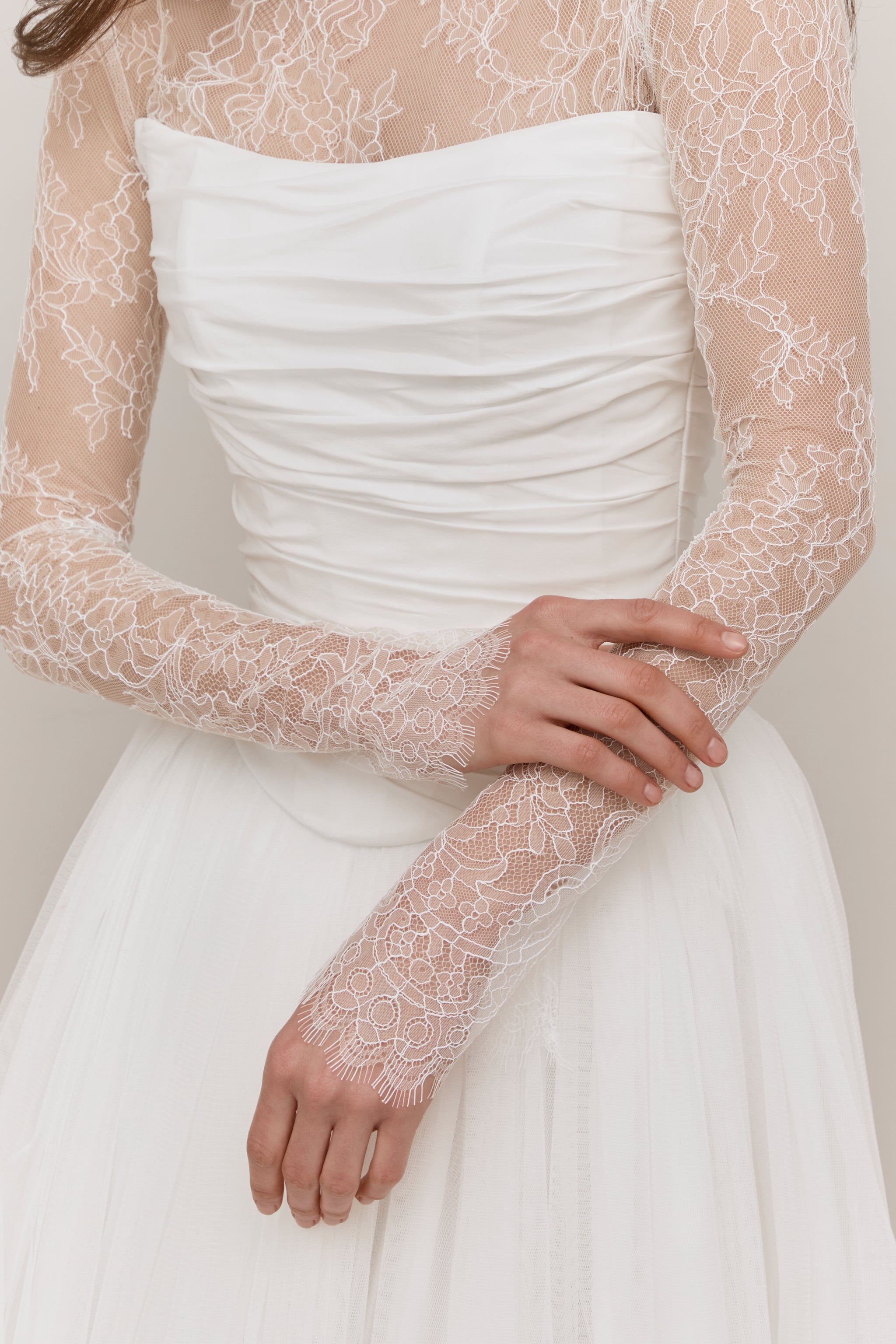 dress robe Wedding Lace Bolero, Vera Bolero 2 / Off-white