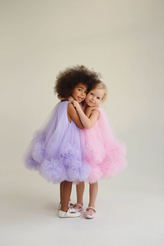 Caroline dress, tulle dress for girls, flower girls dress, girls occasion dress, wedding guest dress for girls, photoshoot dress